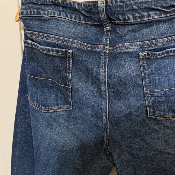 American Eagle Outfitters Dark Indigo Straight Leg Jeans - Picture 9 of 10